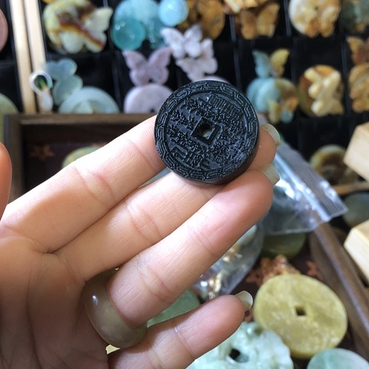 岫玉未镶嵌岫玉戒指