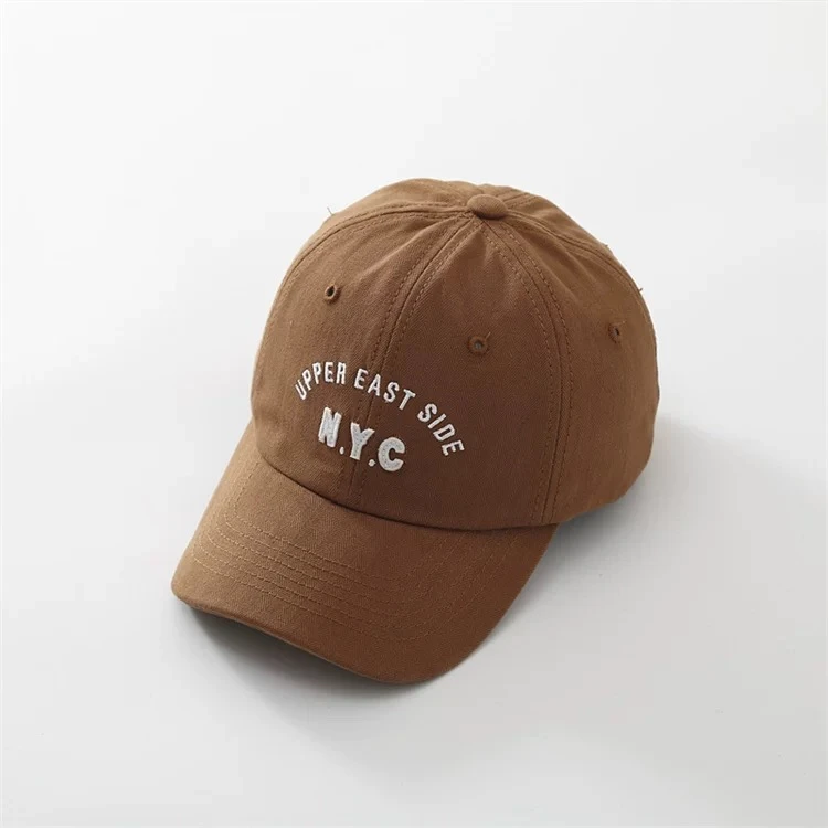 嘻哈卡其色字母N.Y.C棒球帽 BB035