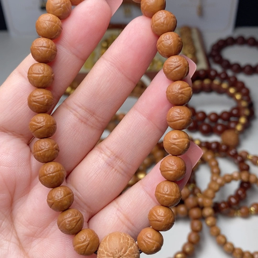 猴头核桃手串精工