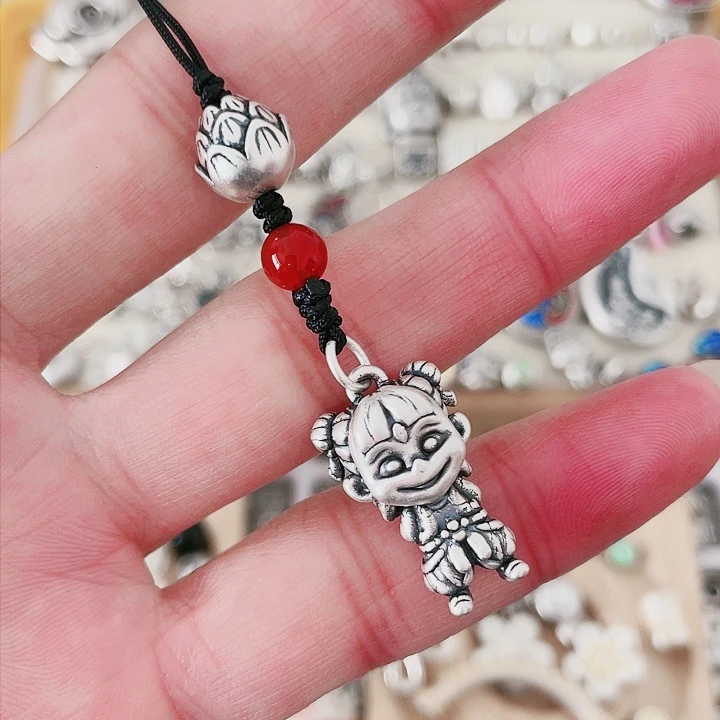 珐琅吊坠足银福利特价款