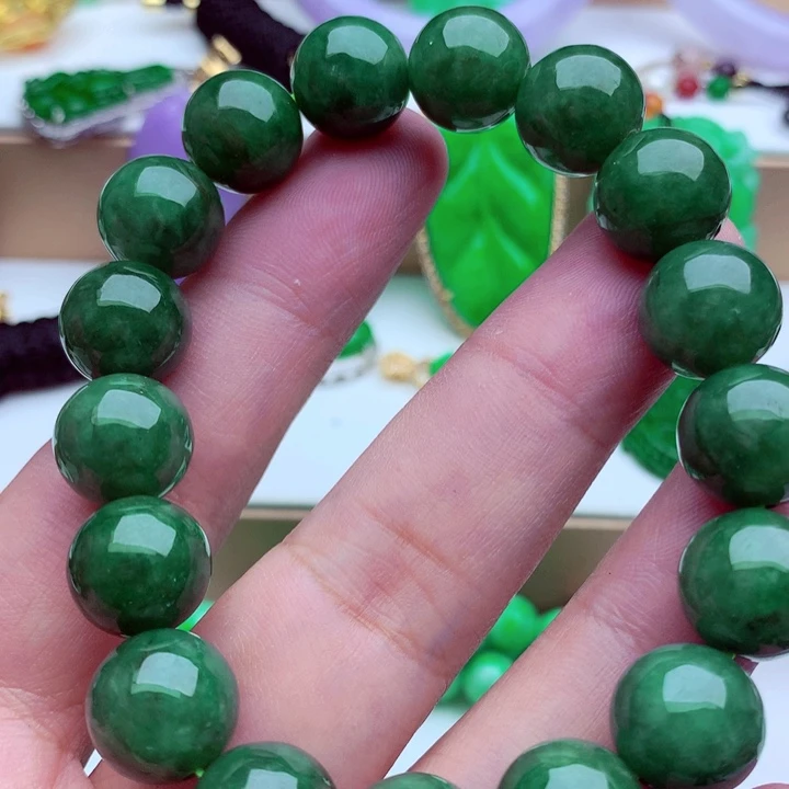 翡翠未镶嵌手链手串