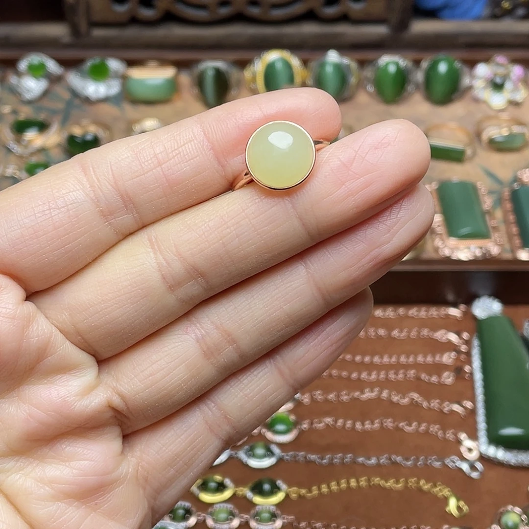 和田玉（黄玉）未镶嵌吊坠(赠链)