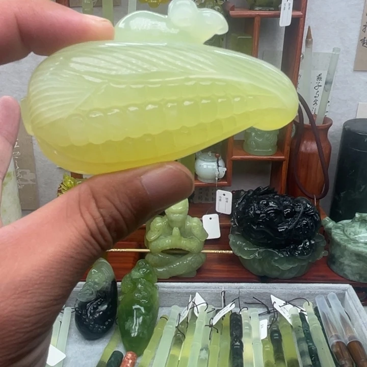 未镶嵌岫玉四大名玉手把