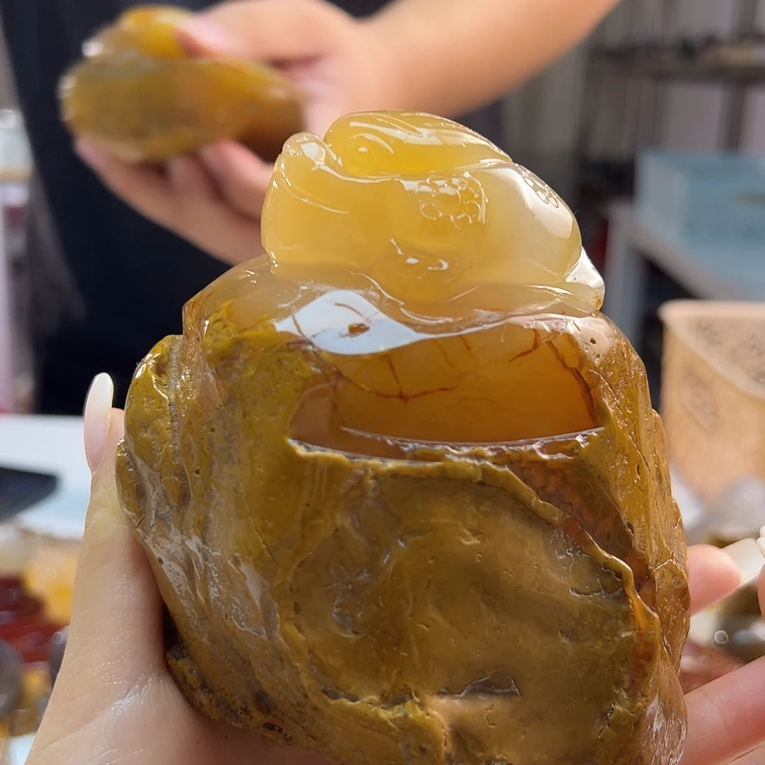 玛瑙/玉髓未镶嵌吊坠(不含链)