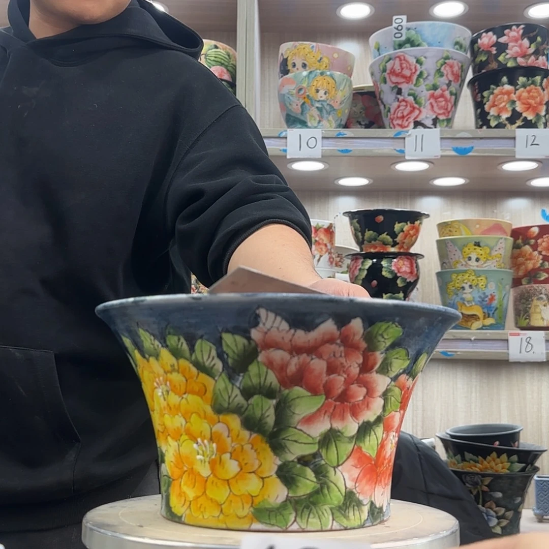 紫砂花盆瑕疵瑕疵126