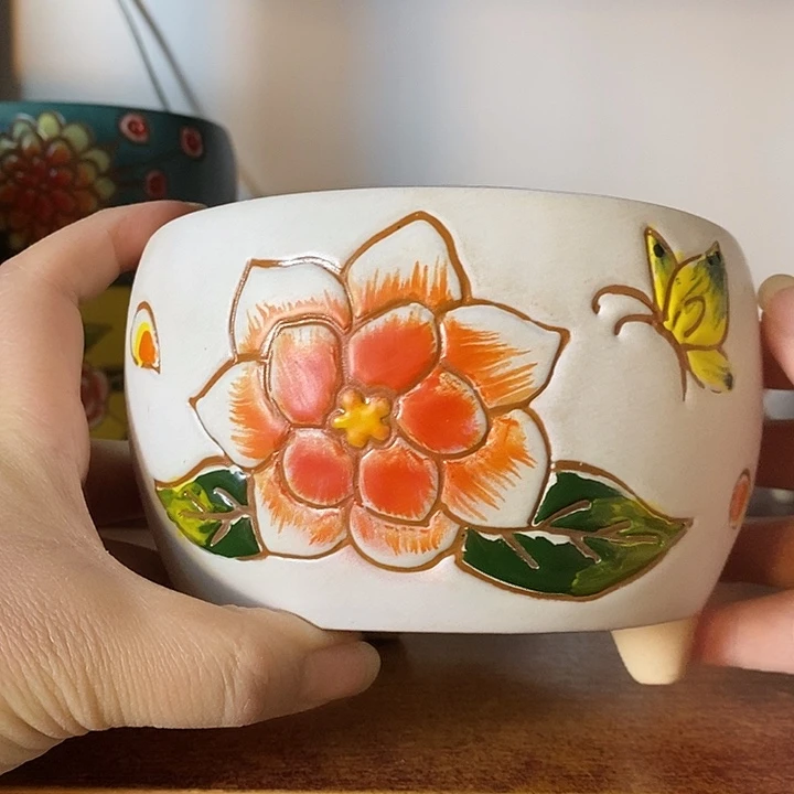 外13内11.5高10左右，纯手工制作，一单包邮