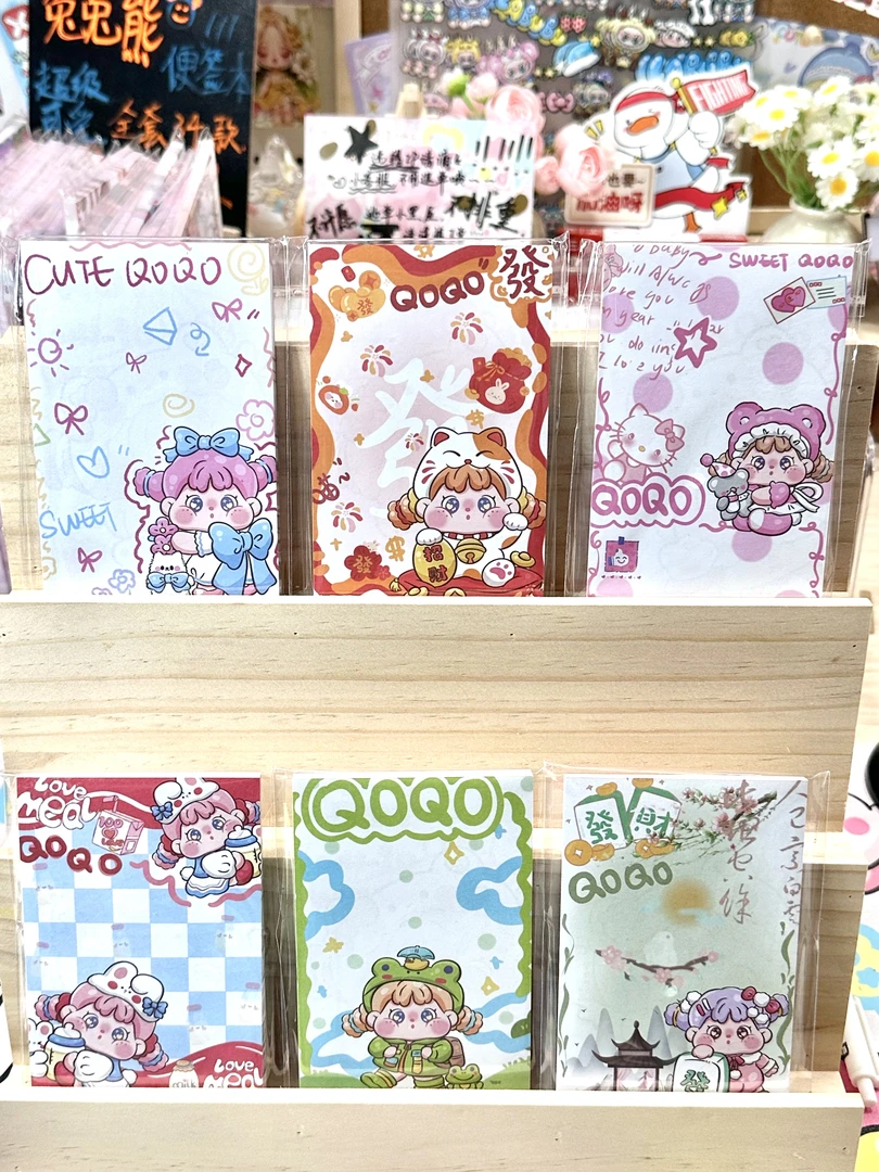 今日上新【双面便签本】竖版胖妹便签本可撕可书写无粘性