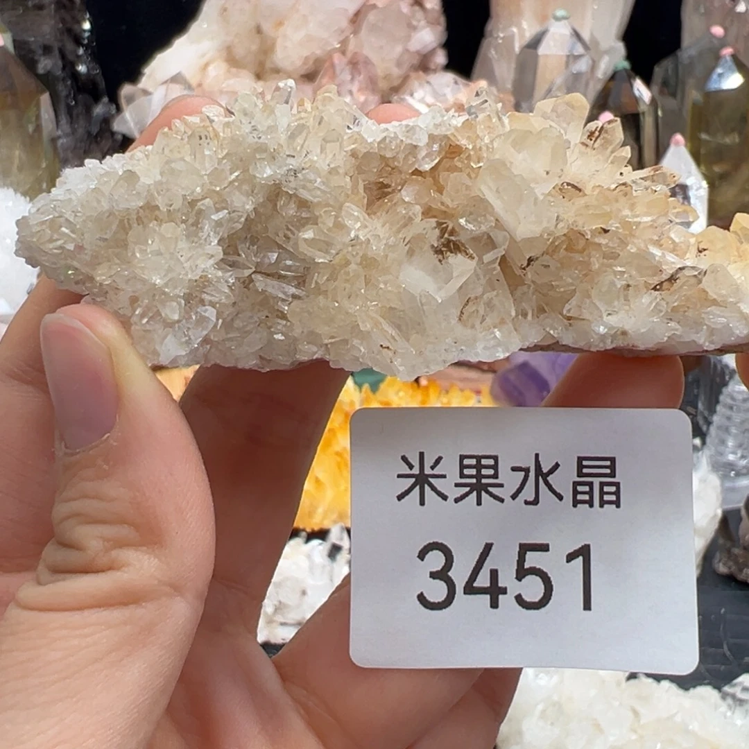 珠宝半成品水晶未镶嵌菊花晶