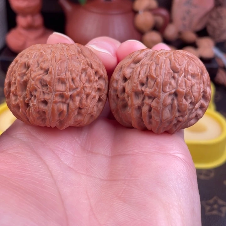 吊坠文玩核桃正磨42