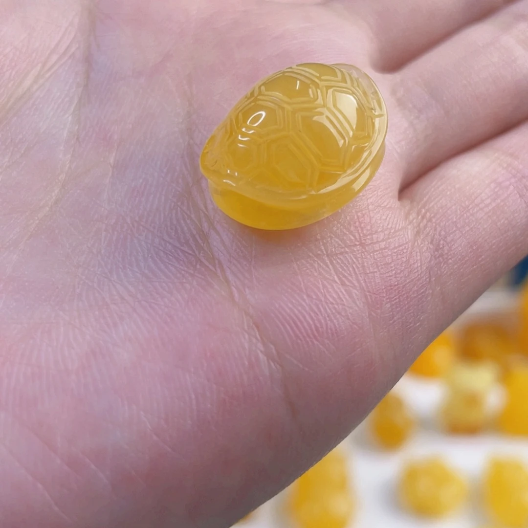 蜜蜡未镶嵌裸石蜜蜡吊坠