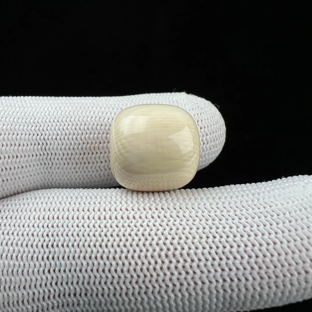 G3411 天然猛犸牙 墩子15.4*15.3mm一物一图 假一罚十