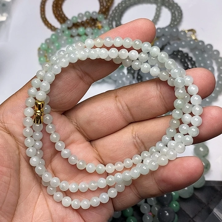 定制翡翠未镶嵌毛货需要抛光，请慎拍