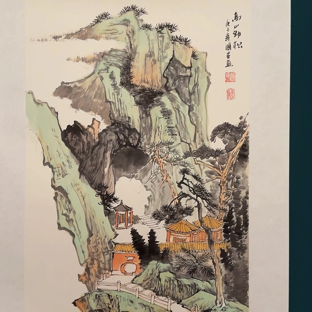 国画丁老师作品画作