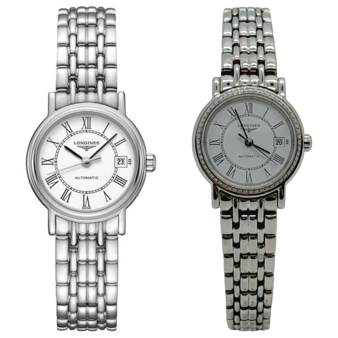 99新 Longines/浪琴 瑰丽321/机械/白盘罗马/表径25.5mm/女士腕表