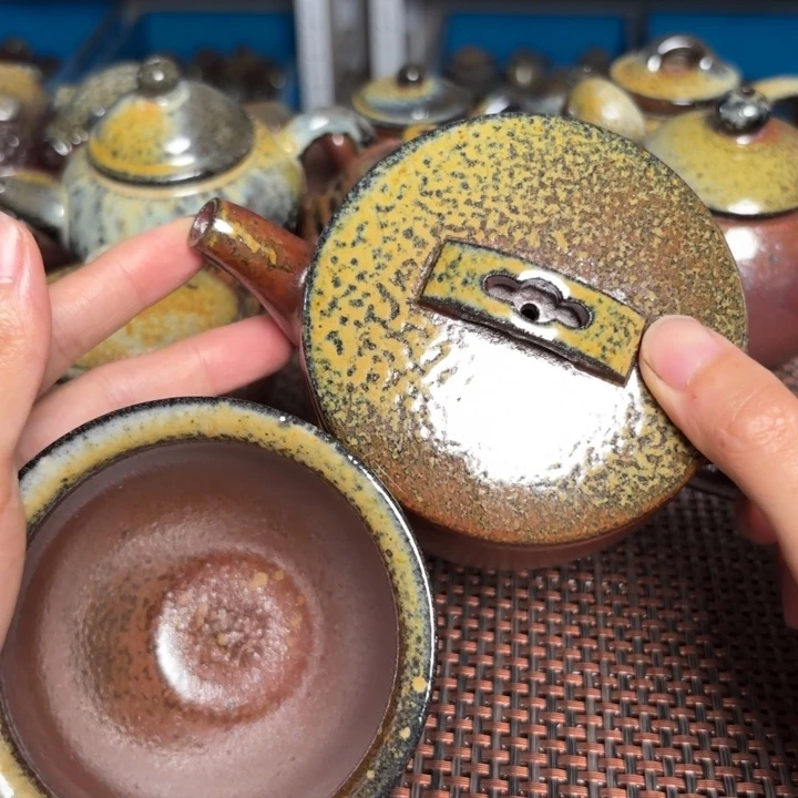 茶壶紫砂汉瓦束口