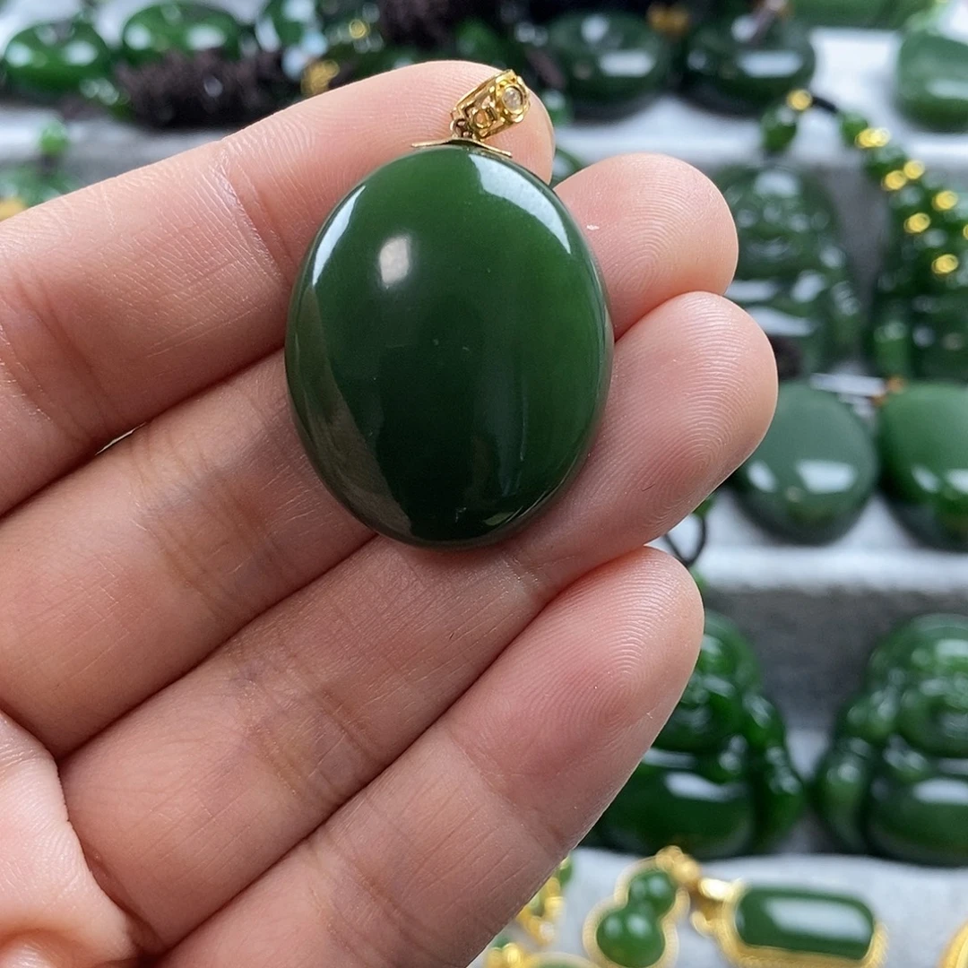 和田玉（碧玉）未镶嵌颈饰