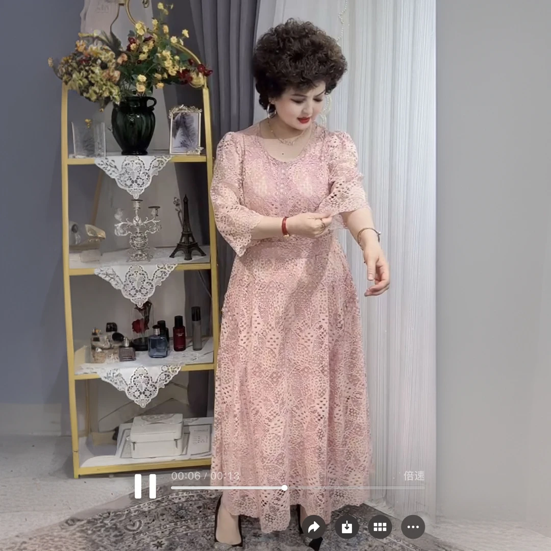 新款时尚网红大码女装连衣裙