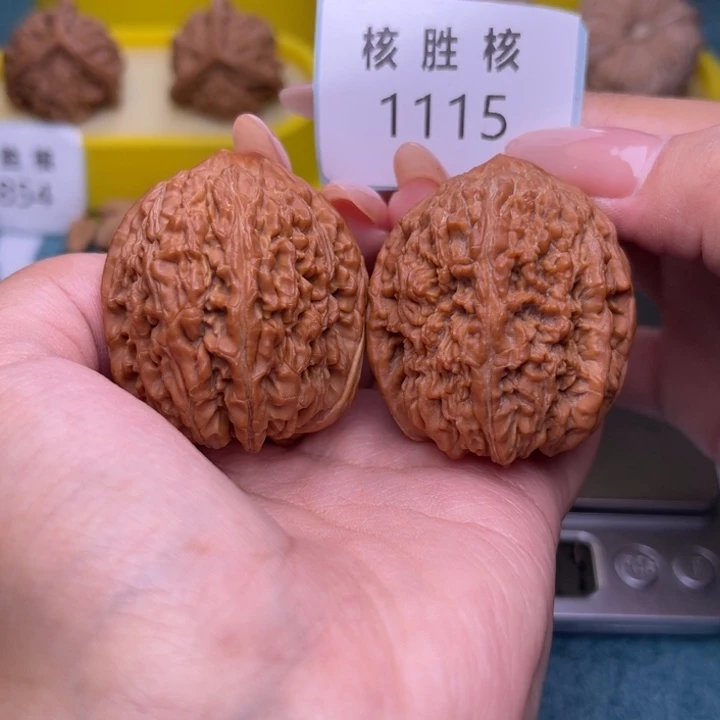 淡***笑把件文玩核桃大蒜头37.1115