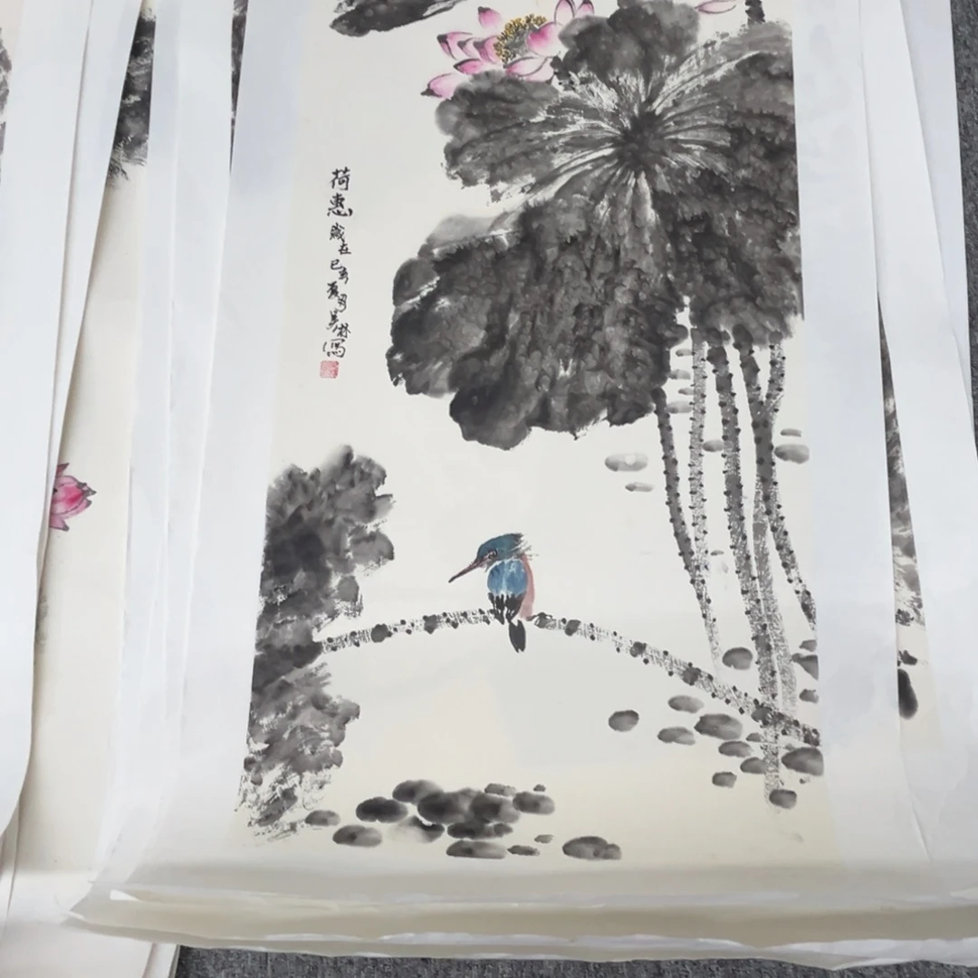 至***元国画绘画作品多次参加4