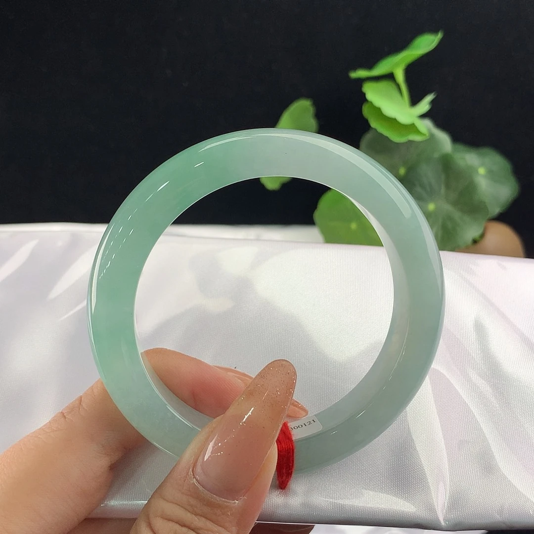 翡翠未镶嵌手镯正55