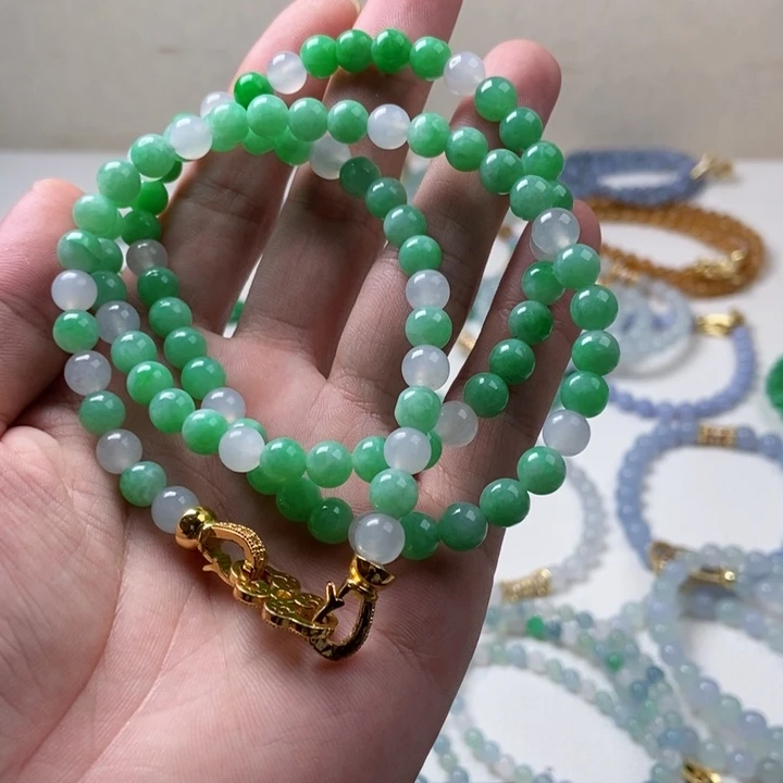 定制翡翠未镶嵌缅甸翡翠a货卡6.6