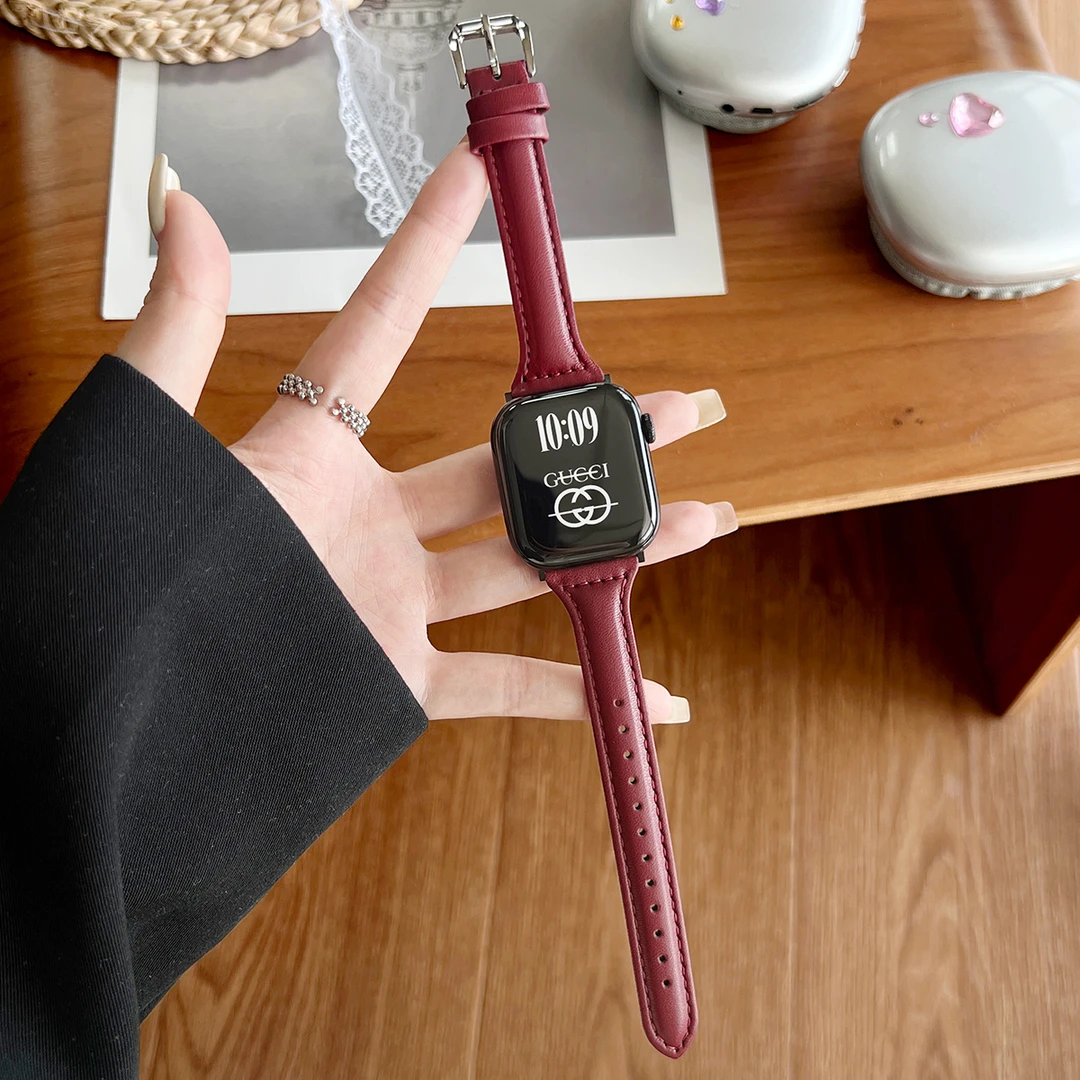 适用vivo watchgt2/gt小蛮腰真皮表带iQOOgt2/gt简约时尚轻奢女款