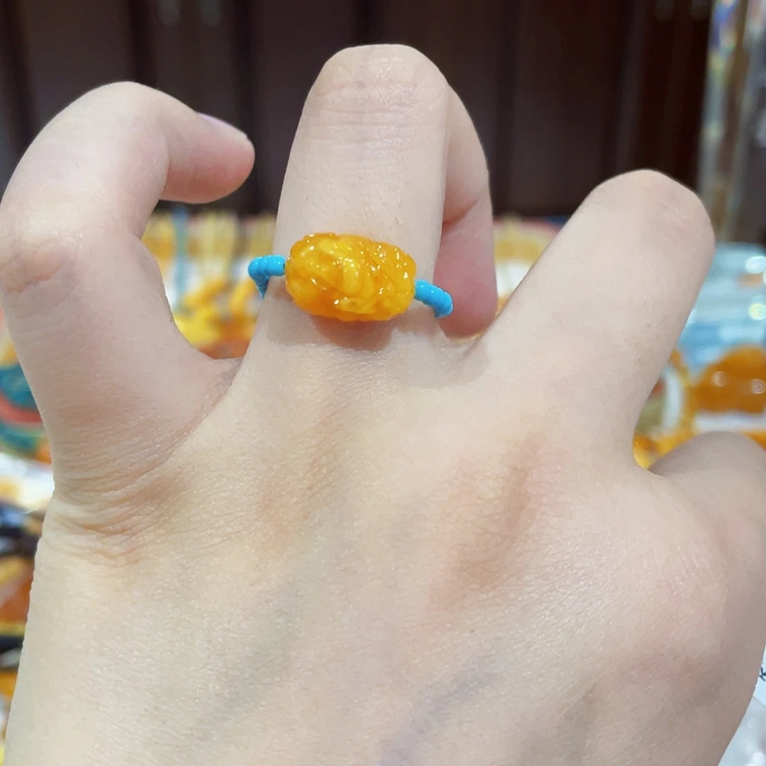 未镶嵌蜜蜡手链手串