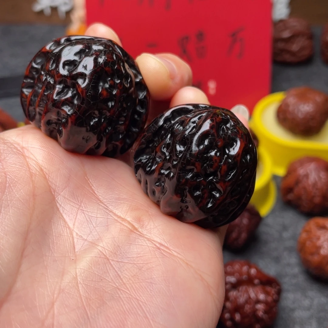 文玩核桃吊坠文玩核桃 手把件 地闷 37