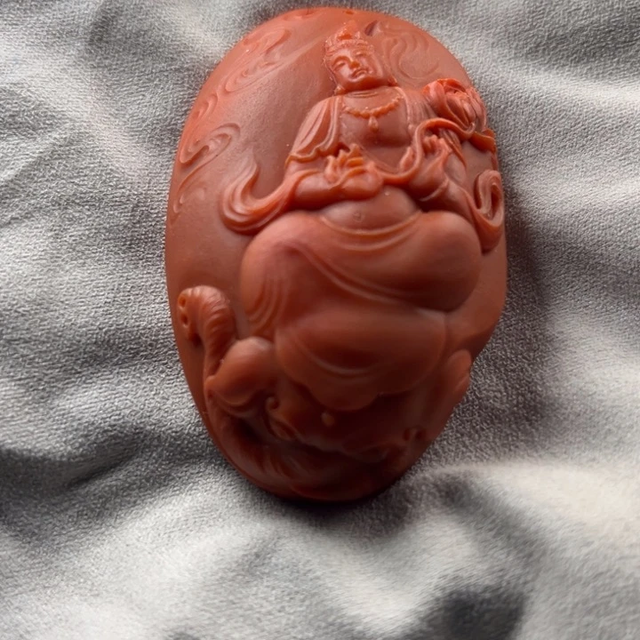 南红玛瑙吊坠未镶嵌茶**智