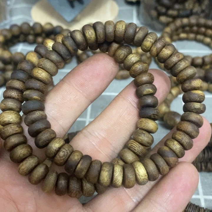 沉香手串算盘珠9mm单圈多样性发1