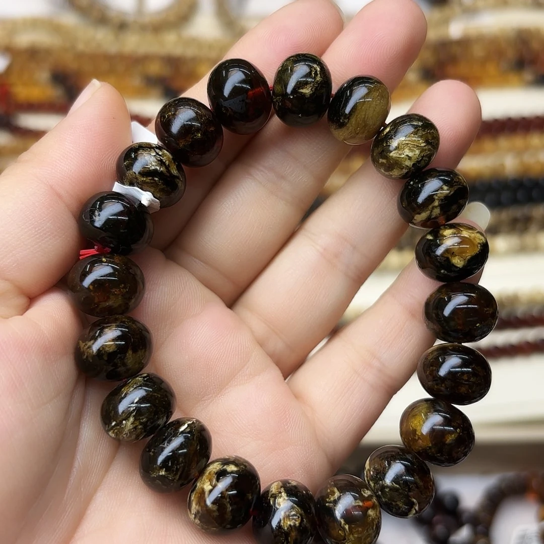 琥珀未镶嵌裸石十三90286