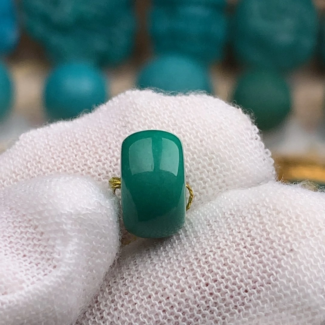 未镶嵌绿松石珠宝奇石11.5mm