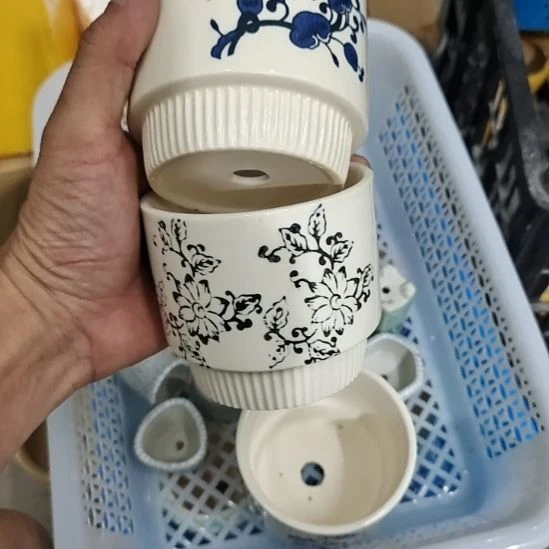 微瑕陶瓷盆12包邮