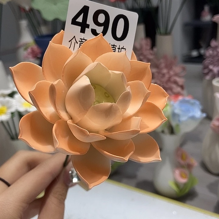 陶瓷纯手工捏花设计