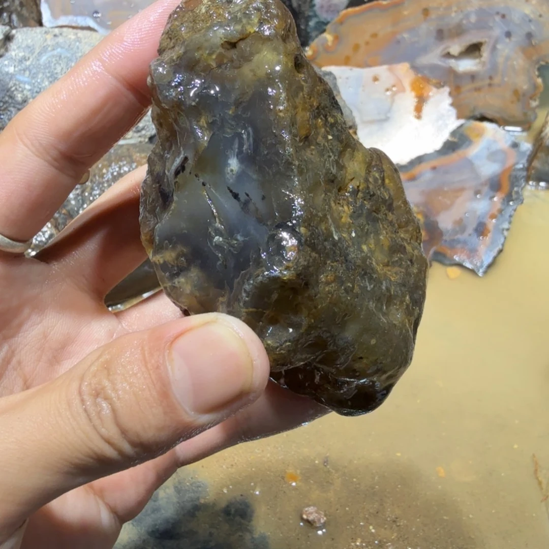 未镶嵌玛瑙/玉髓珠宝半成品