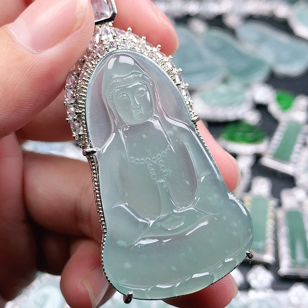 翡翠吊坠(不含链)未镶嵌