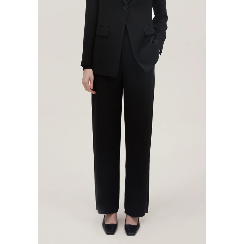 CAGLIARI EXCHANGE/卡利亚里黑色微锥长裤 3705247