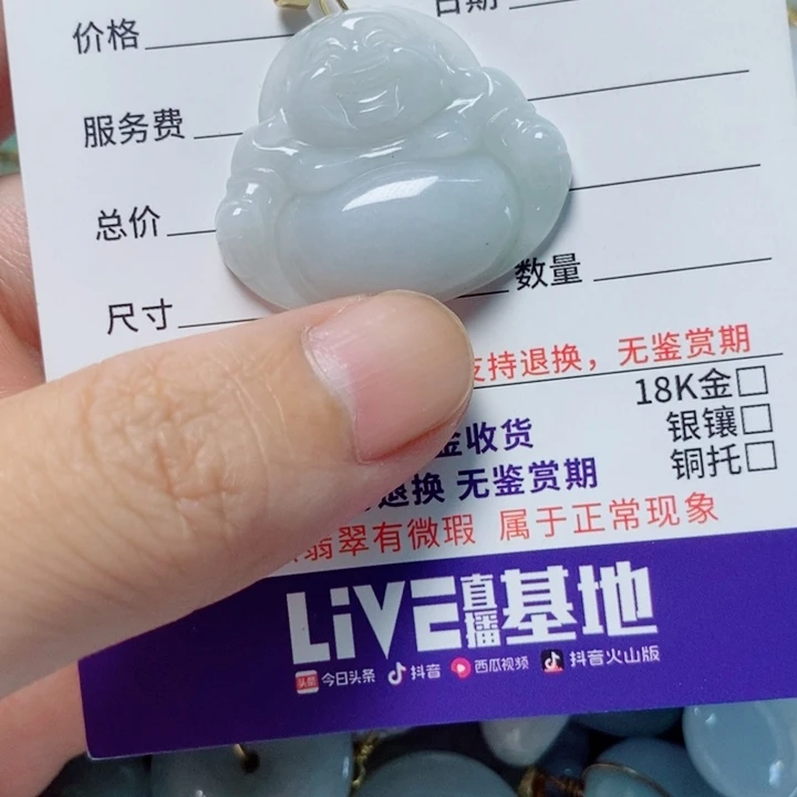 翡翠未镶嵌颈饰天然A货翡翠