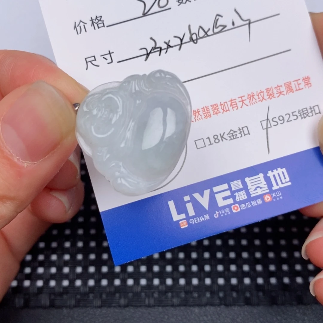 翡翠银S925镶嵌颈饰