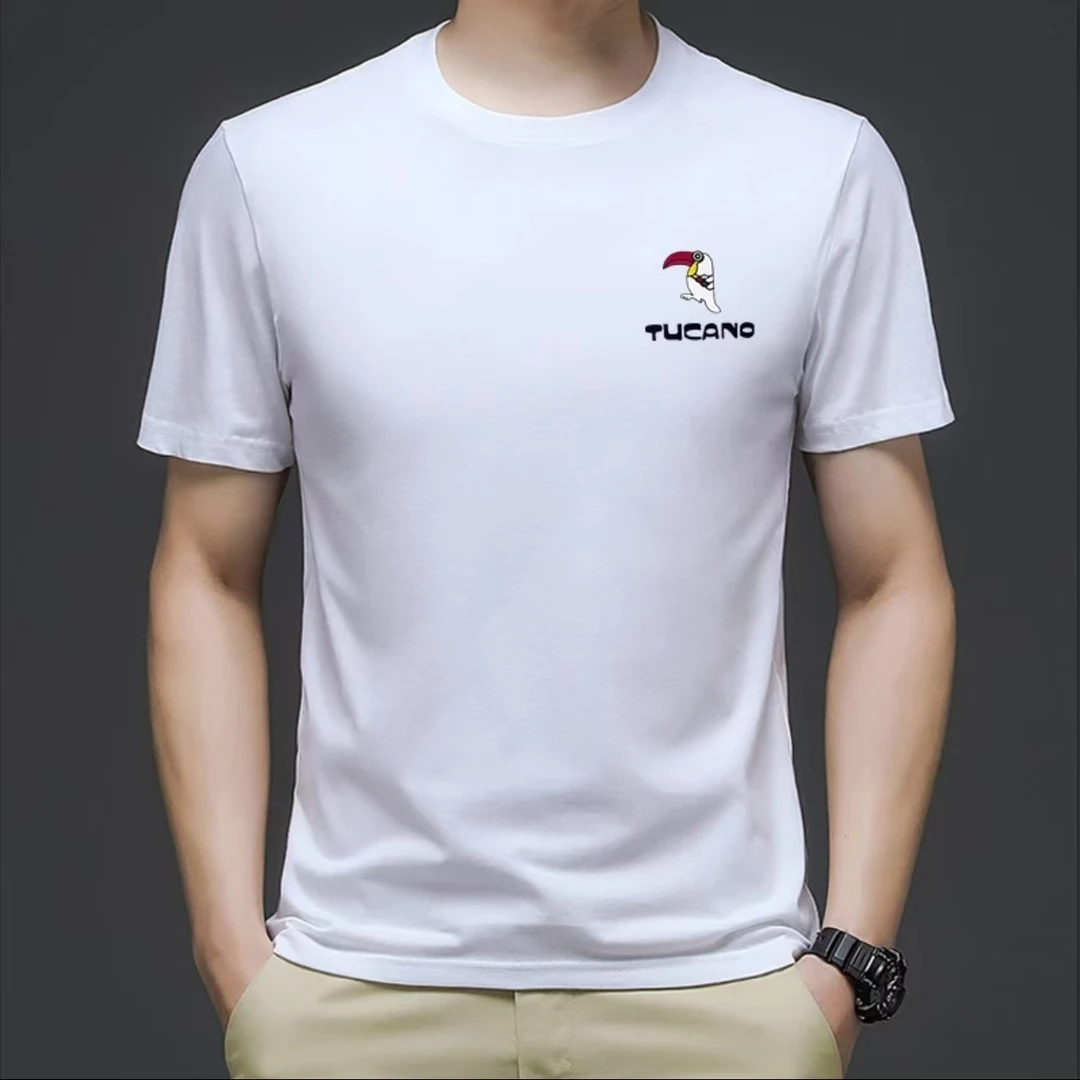 啄木鸟 短袖打底T恤衫男士半袖透气简约2025爆款男女同款