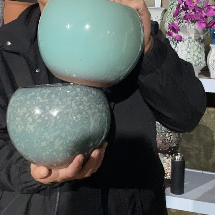 紫砂花盆口15高18福利
