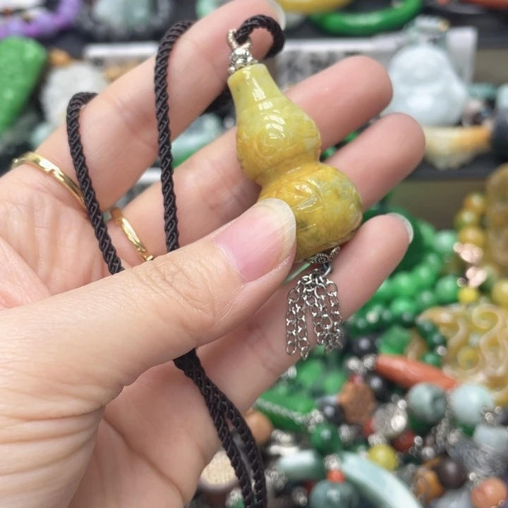 翡翠未镶嵌手链项链49