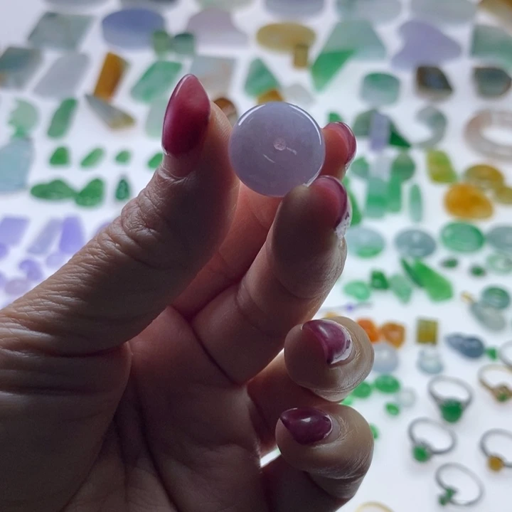 翡翠未镶嵌挂件天然翡翠