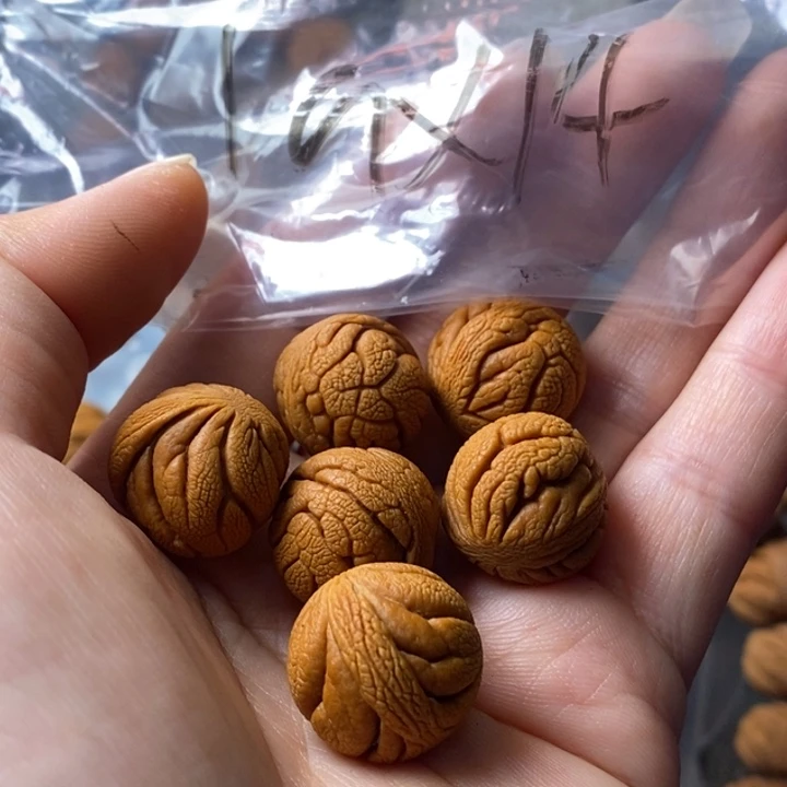 手串文玩核桃秦岭野生龙纹桃核19