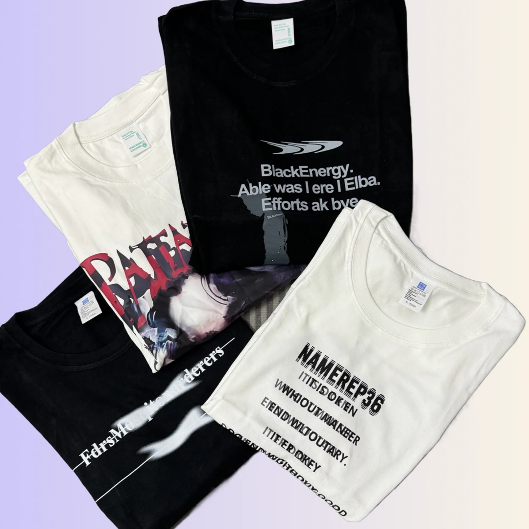 【重工刺绣】男女款夏季时尚潮牌纯棉T恤宽松