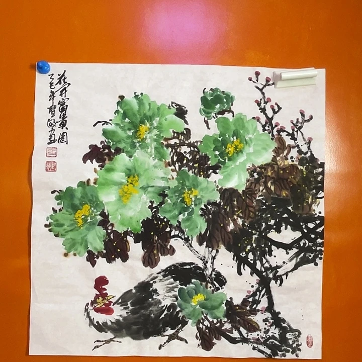 国画张圣敏先生纯手绘作品