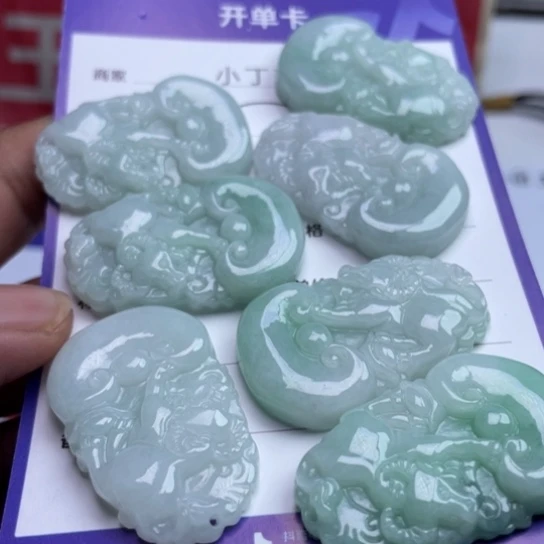 翡翠挂件未镶嵌多样性发货拍一发一