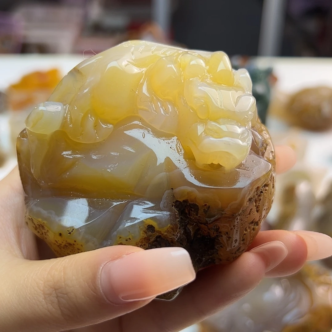 玛瑙/玉髓合金颈饰
