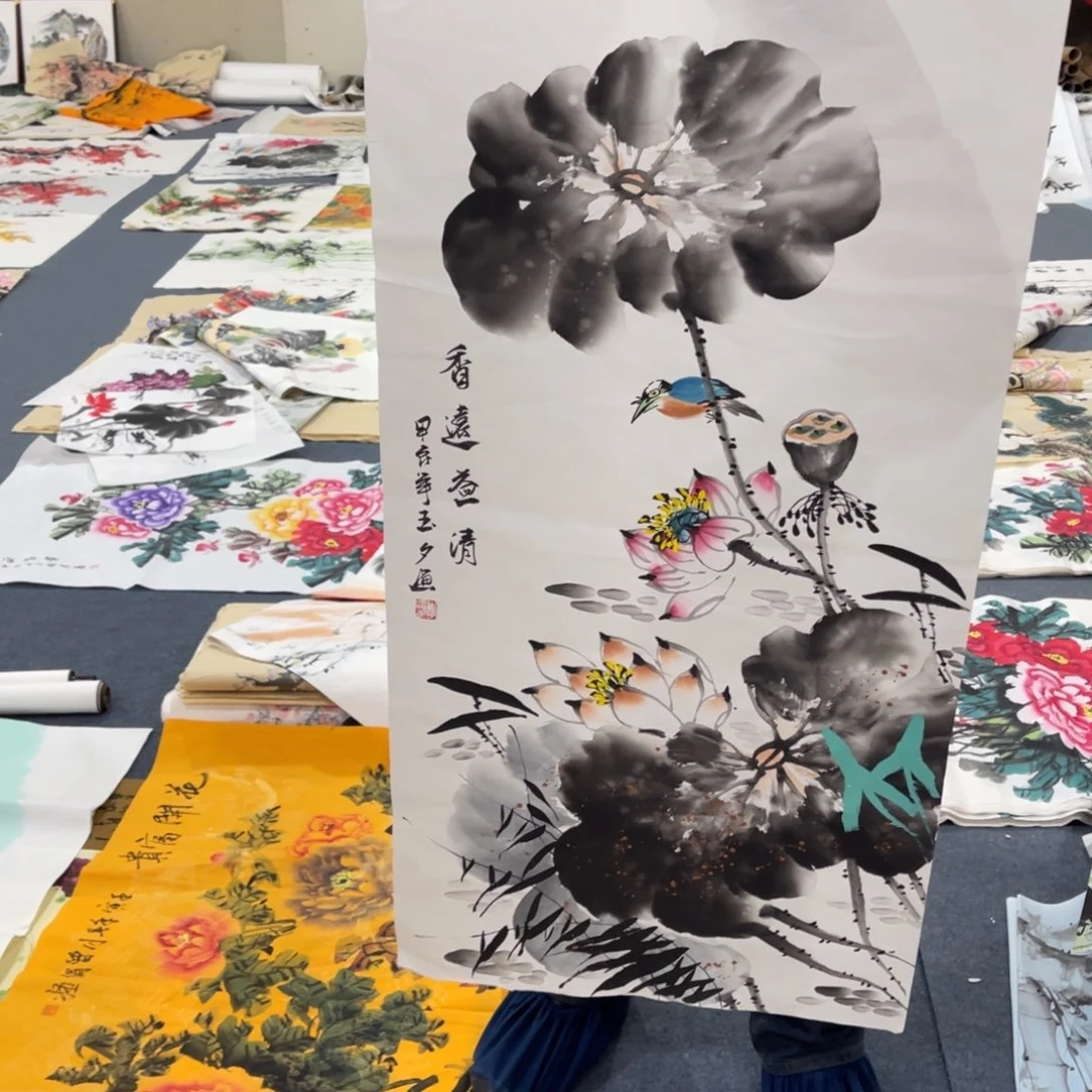 国画处理作品看好再拍哦