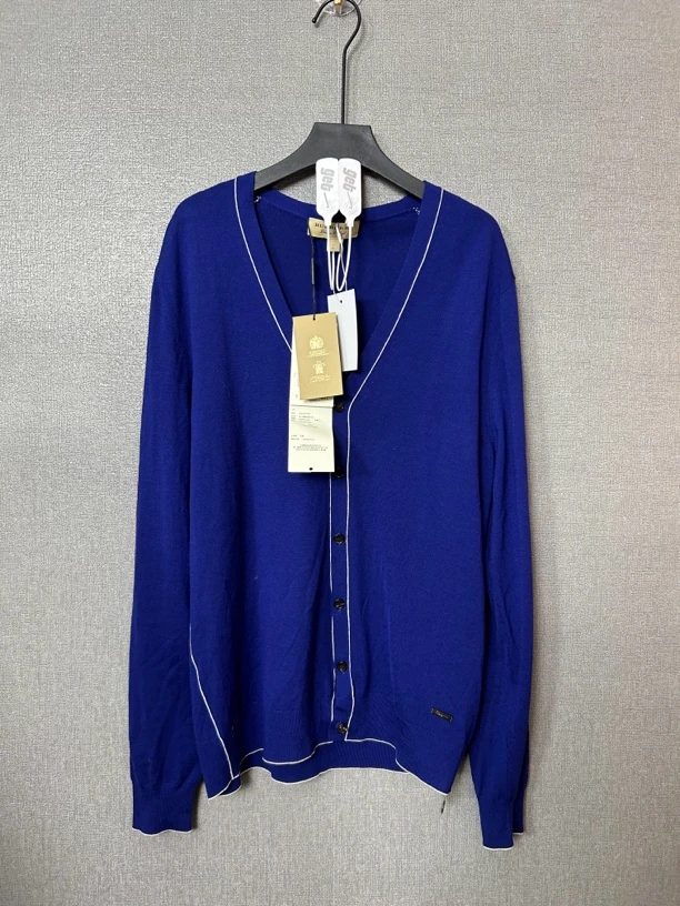 99新 BURBERRY/博柏利 Burberry蓝色开衫99新
